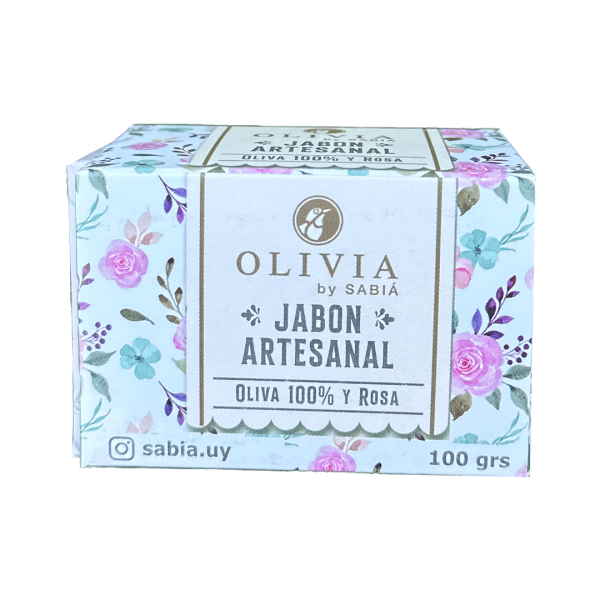 Jabón 100% oliva y rosas